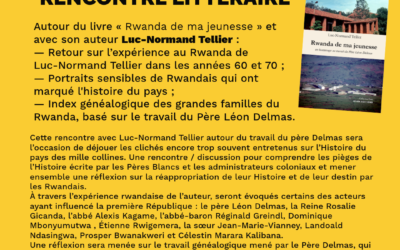 Présentation du livre «Rwanda de ma jeunesse» avec Luc-Normand Tellier